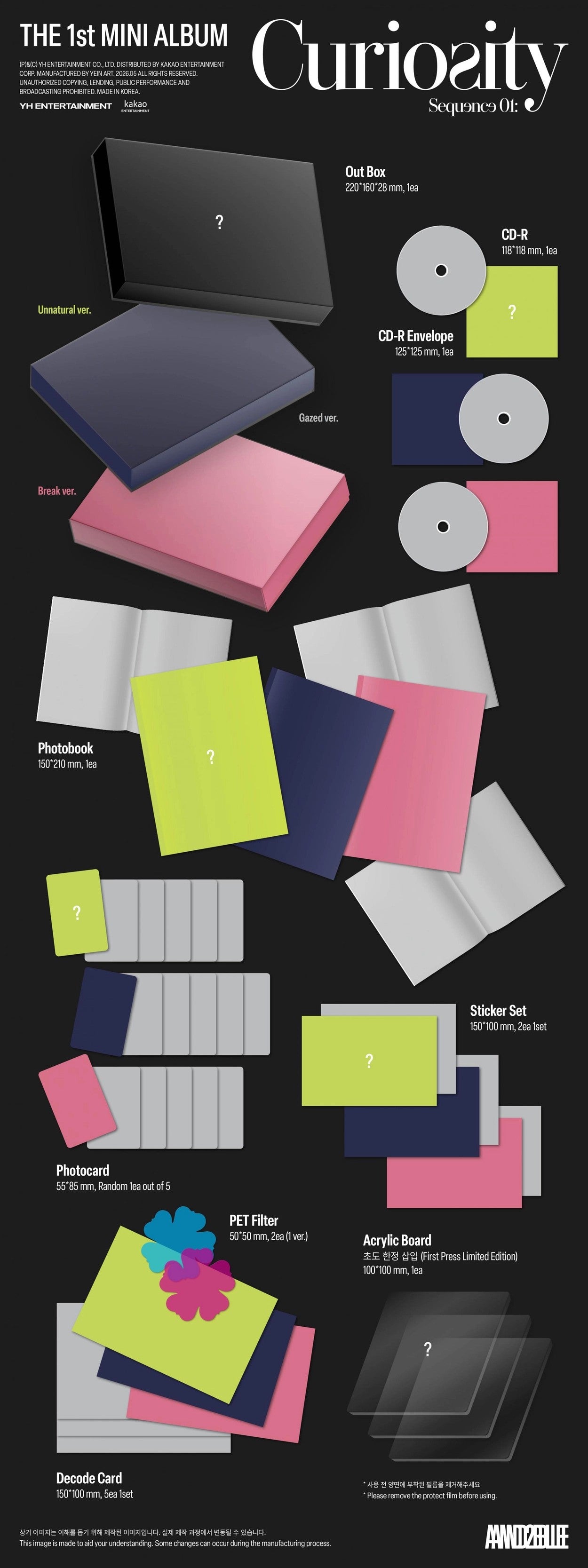 AND2BLE - 1st Mini Album [Sequence 01: Curiosity]