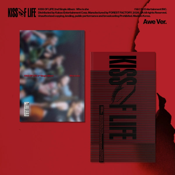 KISS OF LIFE - 2nd Single Album [Who is she] (Awe Ver.)