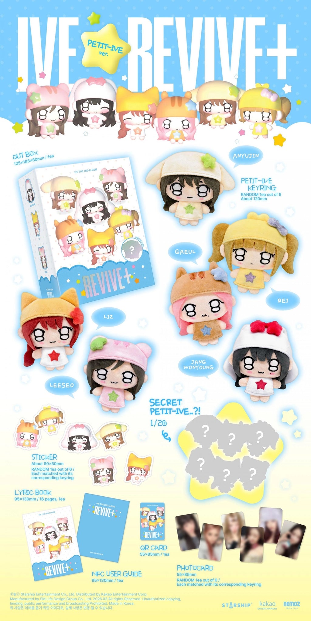 [RESTOCK] IVE - 2nd Album [REVIVE+] (PETIT-IVE Ver.) (Limited Edition)