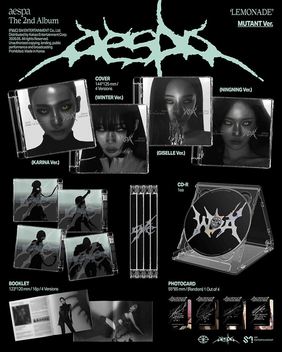aespa - 2nd Album [LEMONADE] (MUTANT Ver.)