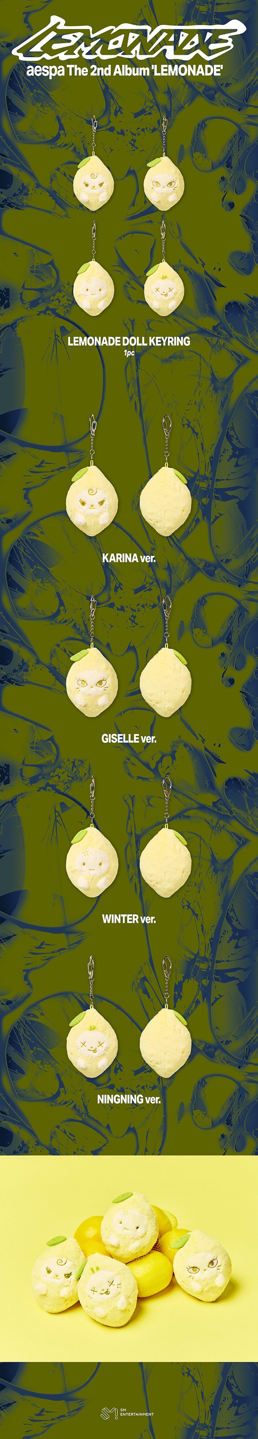 LEMONADE DOLL KEYRING aespa WEEK MAKE IT LEMONADE MD