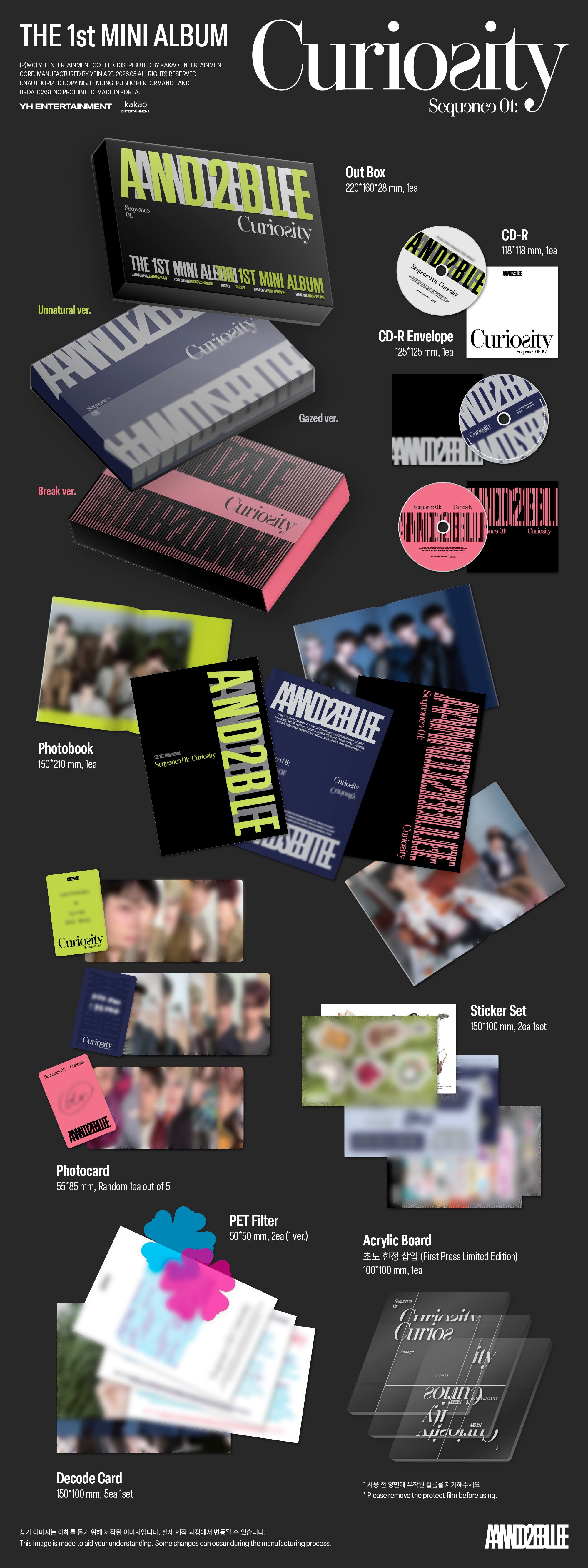 AND2BLE - 1st Mini Album [Sequence 01: Curiosity]