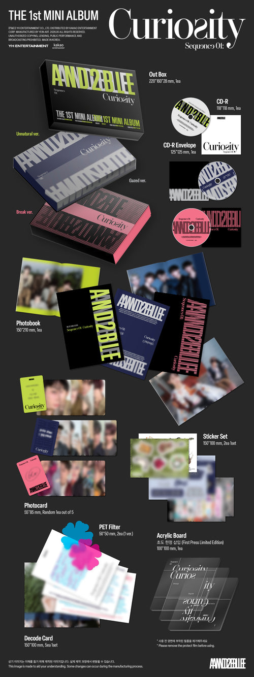 AND2BLE - 1st Mini Album [Sequence 01: Curiosity]