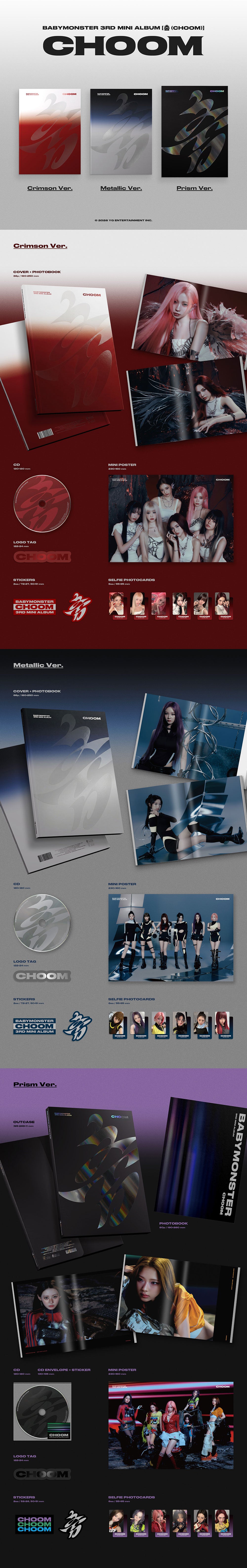 BABYMONSTER - 3rd MINI ALBUM [CHOOM]