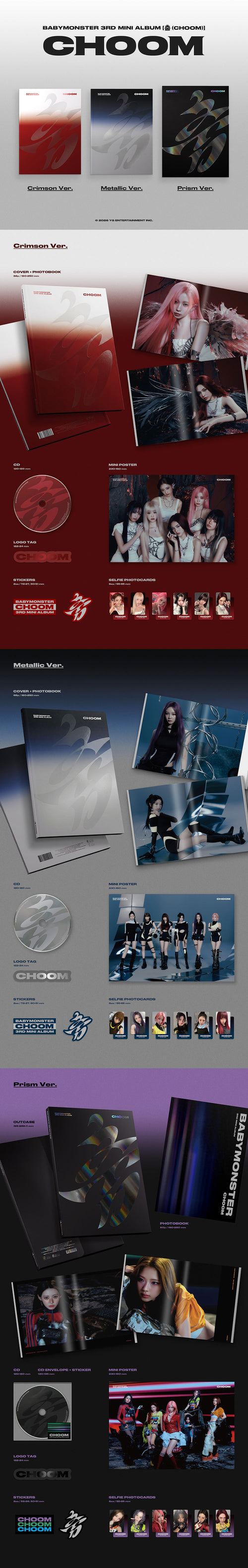BABYMONSTER - 3rd MINI ALBUM [CHOOM]