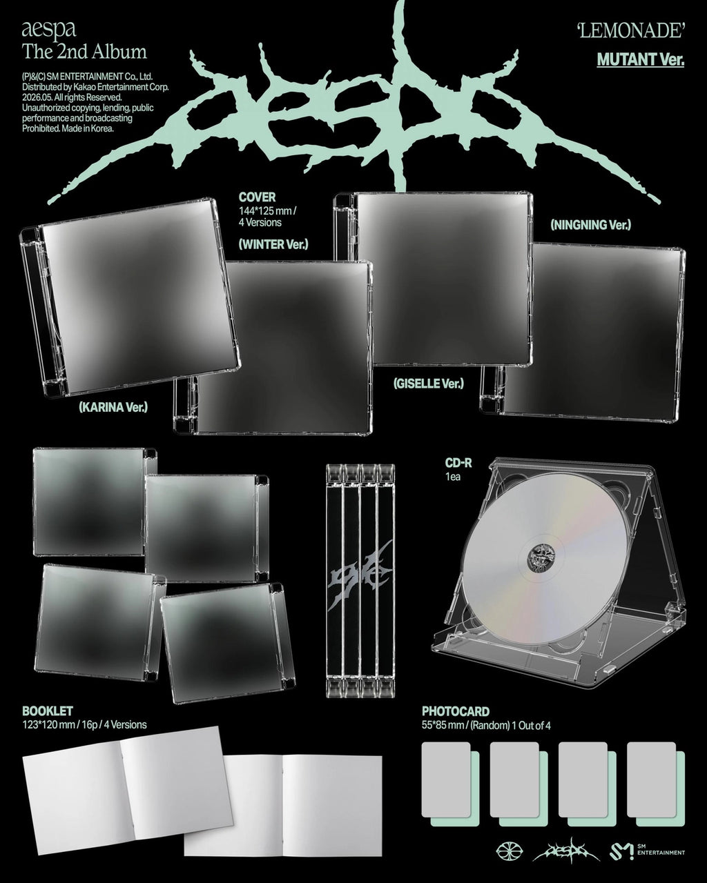 aespa - 2nd Album [LEMONADE] (MUTANT Ver.)