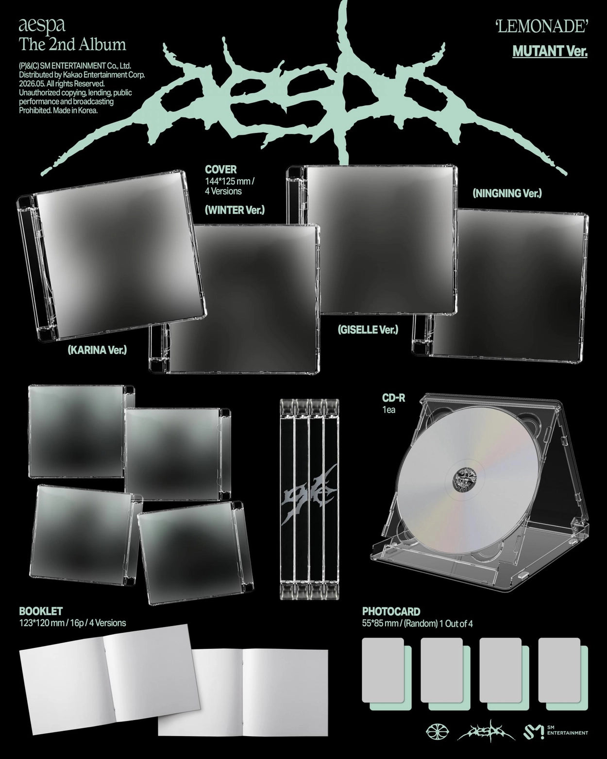 aespa - 2nd Album [LEMONADE] (MUTANT Ver.)
