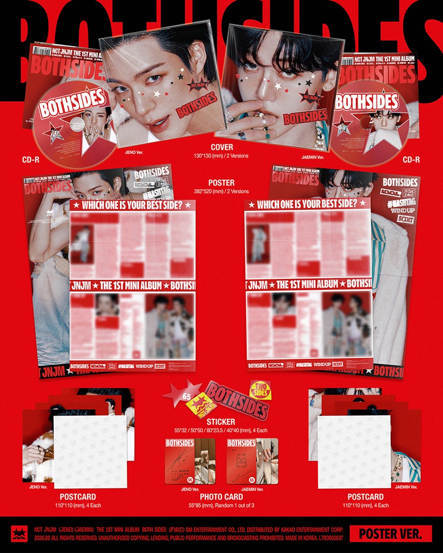 NCT JNJM - 1st Mini Album [BOTH SIDES] (POSTER Ver.)