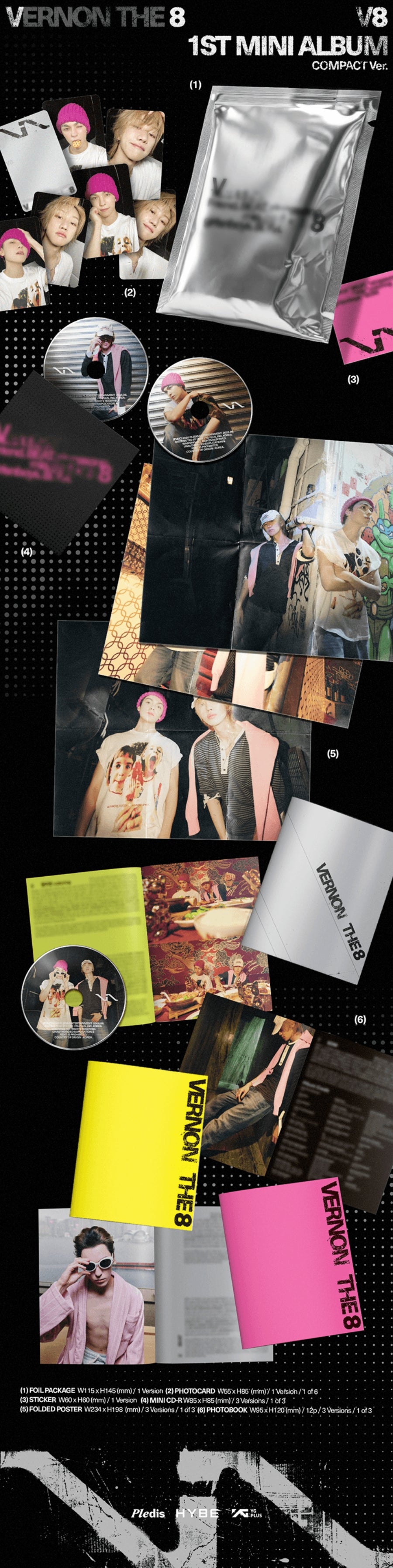 SEVENTEEN (VERNON & THE8) – 1st Mini Album [V8] (Compact ver.)