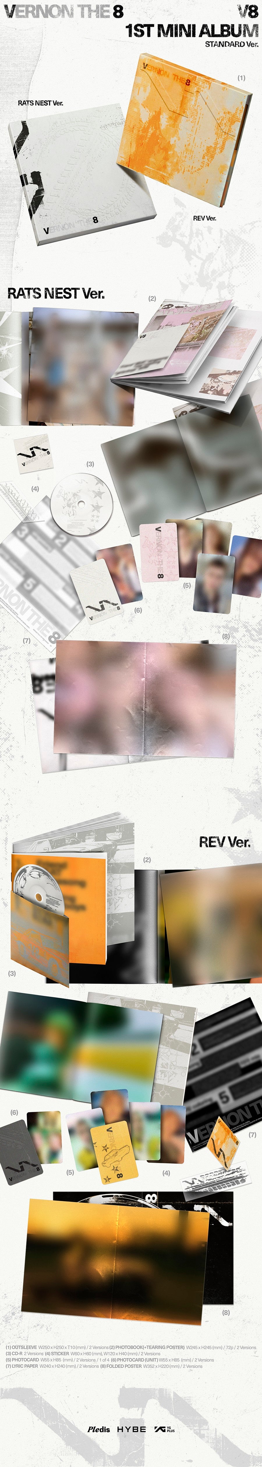 (SEVENTEEN) V8 – 1st Mini Album [V8]