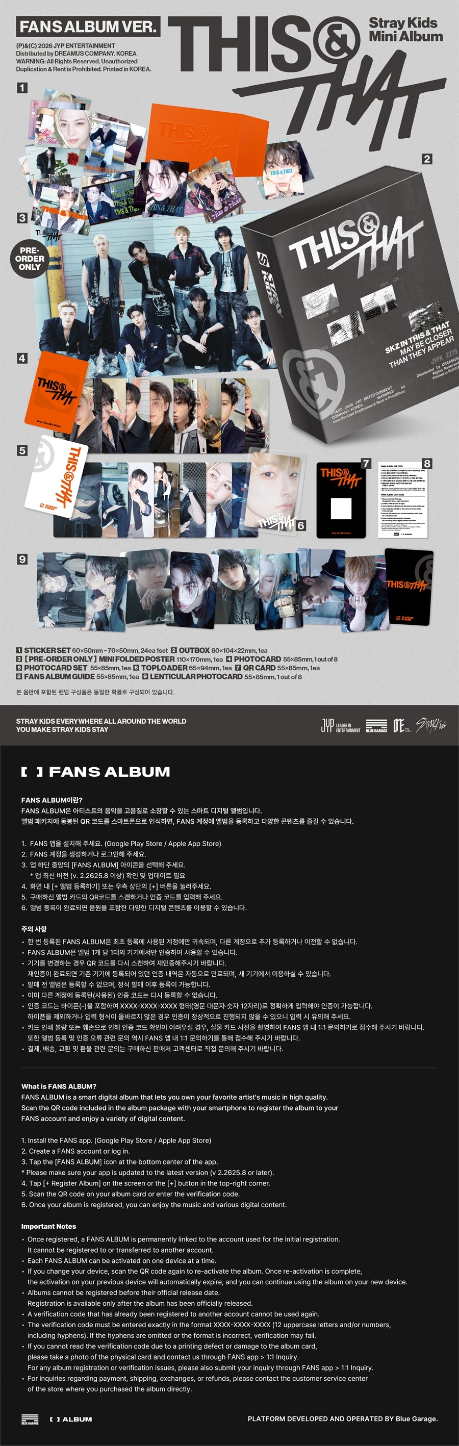 Stray Kids – Mini Album [THIS & THAT] (FANS ALBUM VER.)