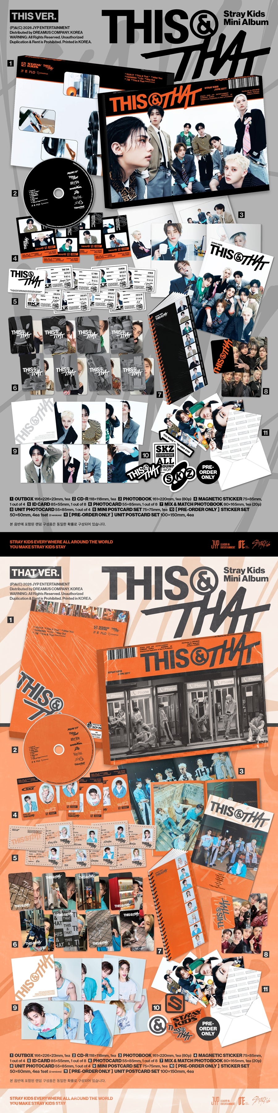 Stray Kids – Mini Album [THIS & THAT] (THIS VER., THAT VER.)