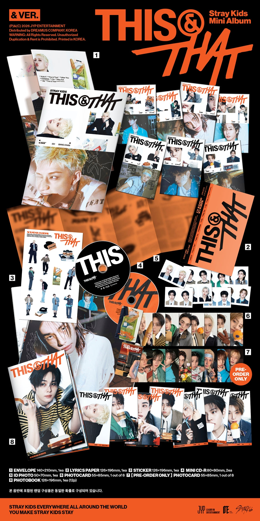Stray Kids – Mini Album [THIS & THAT] (& VER.)