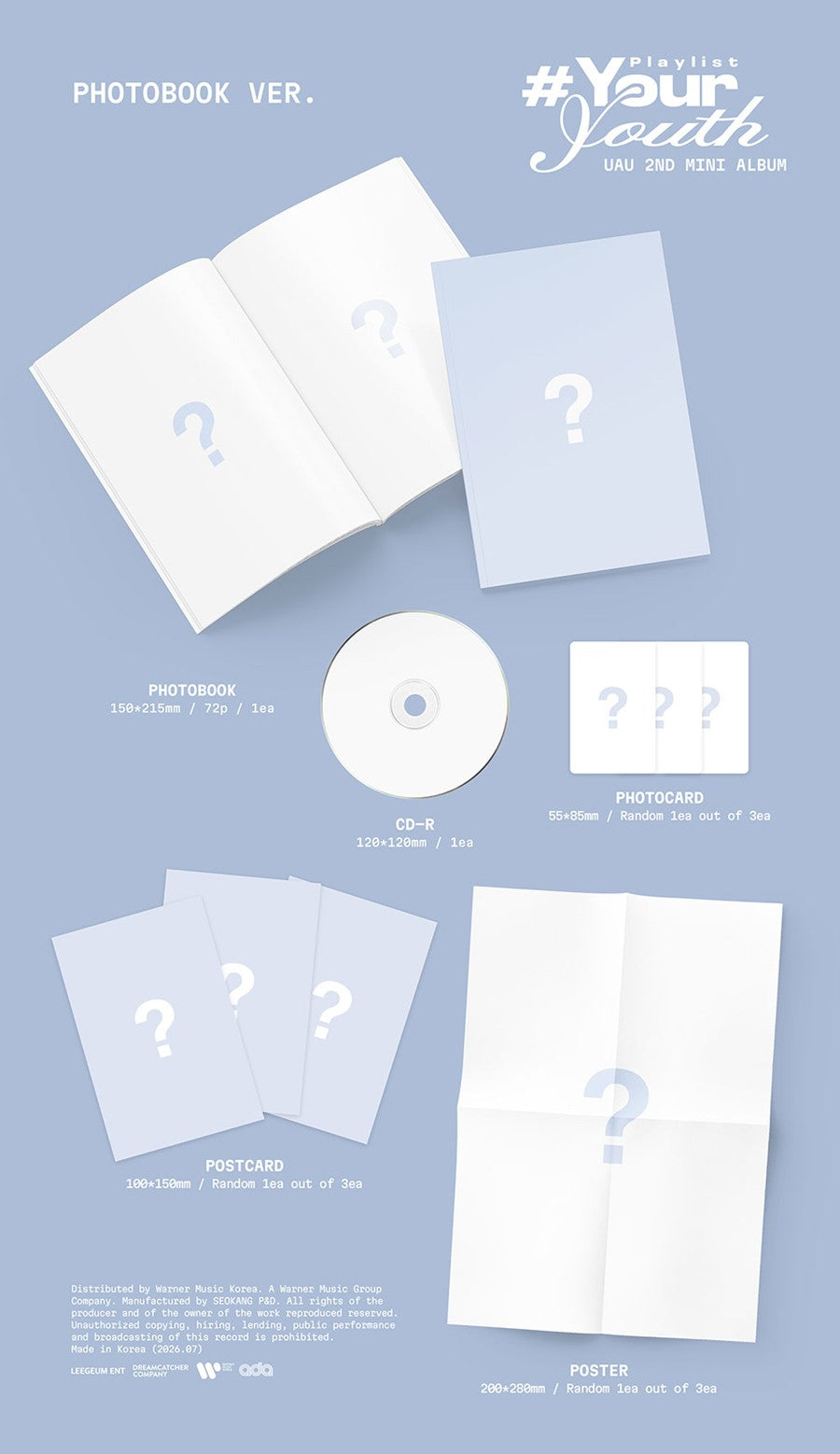 UAU – 2nd Mini Album [Playlist #Your Youth] (PHOTOBOOK VER.)